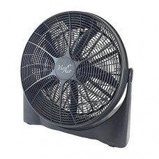 20" High-Velocity 5 Blade Tilting Ultra Lightweight Turbo Floor Fan - It Allows For Maximum Air Flow  Optimal Circulation And Quiet Operation - B06XYRCXFF
